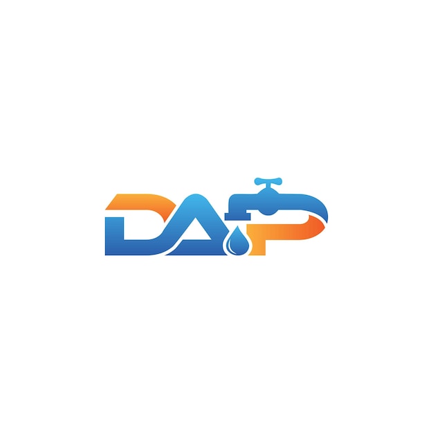 Vector dap plumbing logo