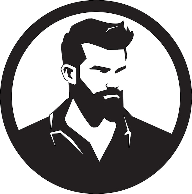 Dapper Monochrome Noir Icon