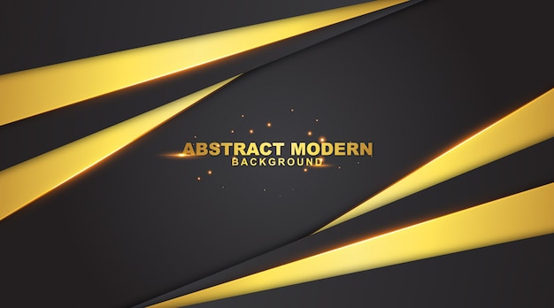 Dark abstract background with luxurious gold color