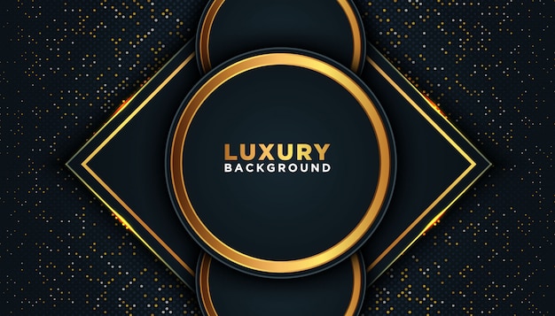 dark abstract background with overlap layers