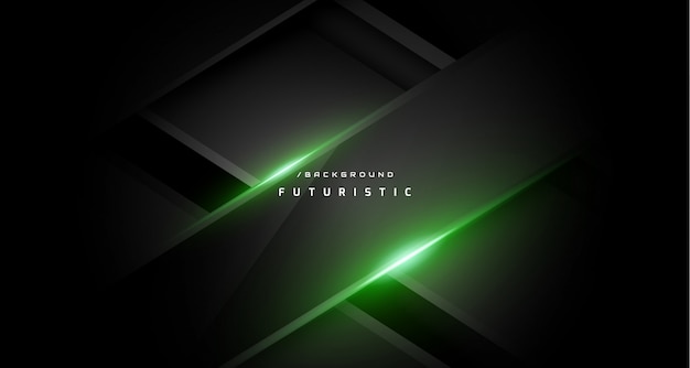 Dark Abstract Green Gaming Background