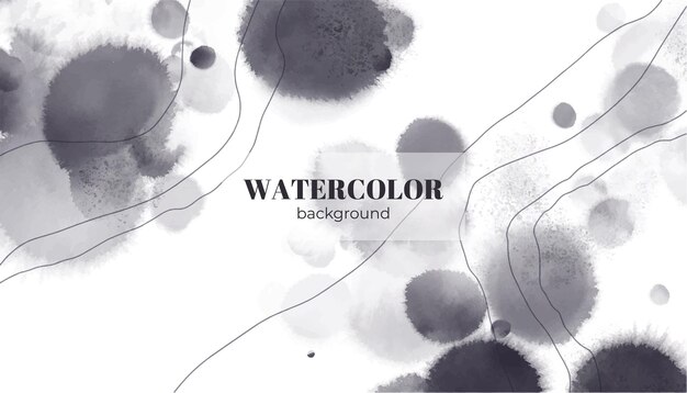 Vector dark abstract watercolor background