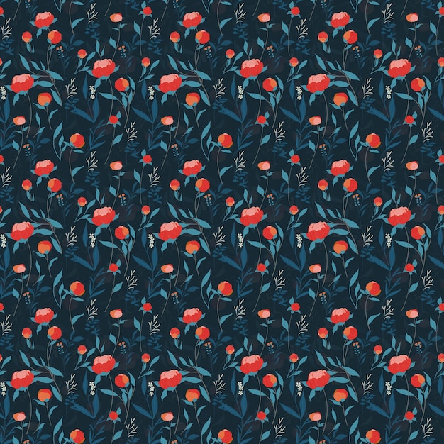 Vector dark background seamless pattern