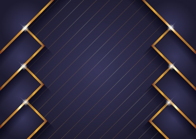 Dark background with gold color and starlight