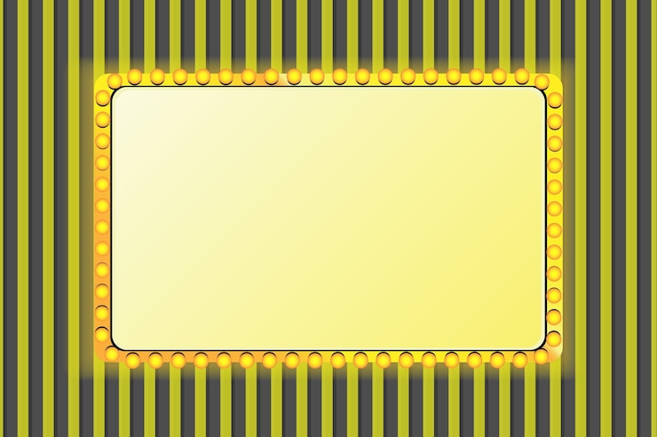 Vector dark background with retro looking frame