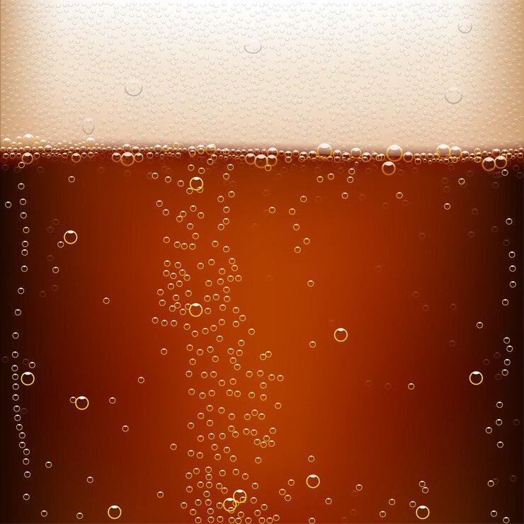 Vector dark beer