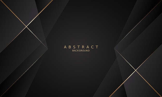 dark black luxury premium background and gold line.