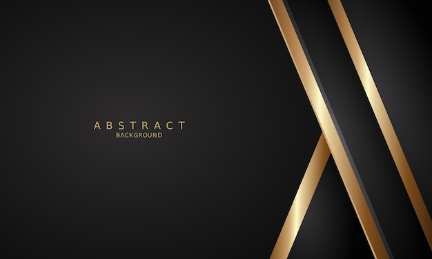 dark black luxury premium background and gold line.