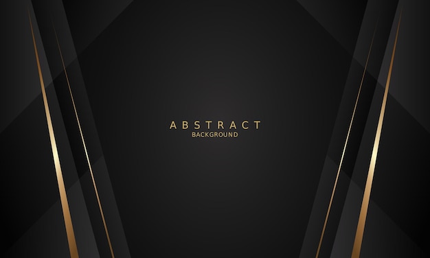 dark black luxury premium background and gold line.