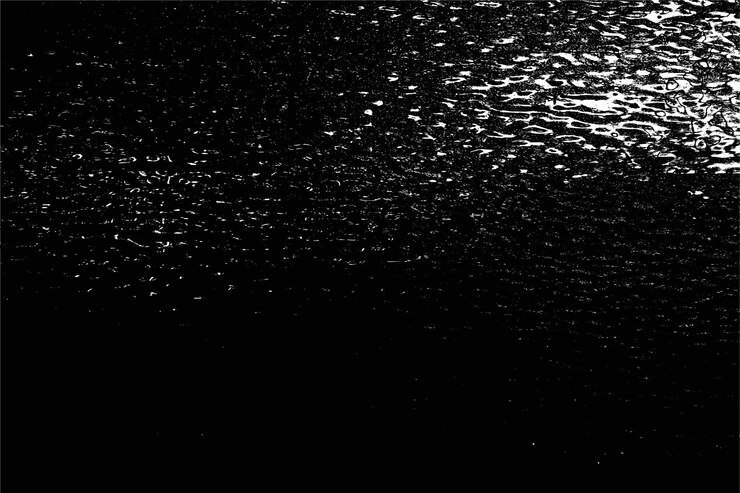 Vector dark black textures rain dust scratches and particles overlays for creative backgrounds