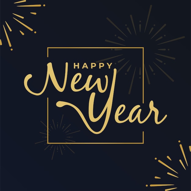 Dark blue background happy new year 2024 background with fireworks