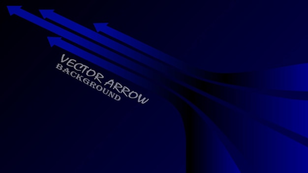 A dark blue background with a vector arrow background