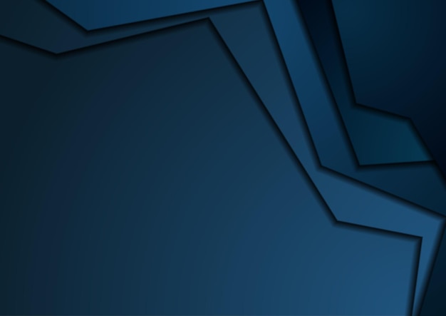 Dark blue corporate material abstract background