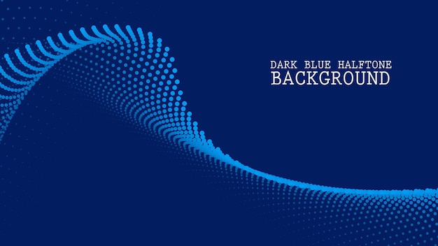 dark blue halftone abstract background for backdrop or presentation
