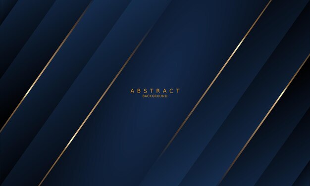 dark blue luxury premium background and gold line.