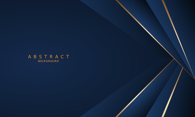 dark blue luxury premium background and gold line.