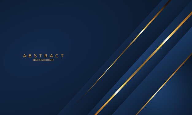 dark blue luxury premium background and gold line.