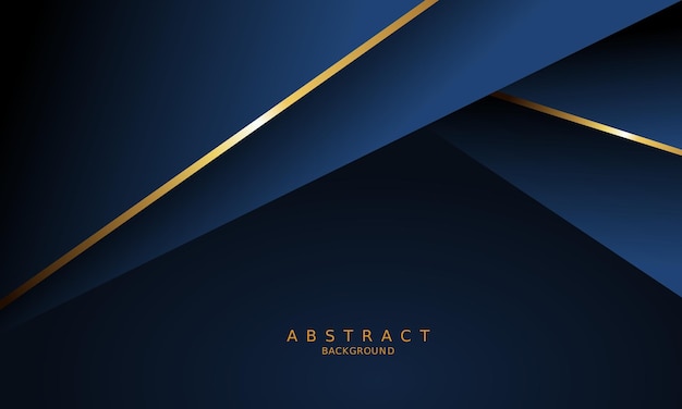 dark blue luxury premium background and gold line.