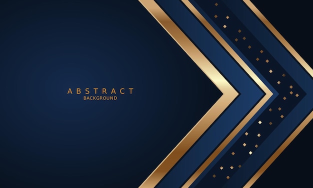 dark blue luxury premium background and gold line.