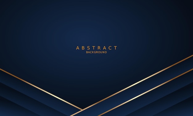 dark blue luxury premium background and gold line.