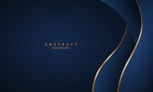 Dark blue luxury premium background