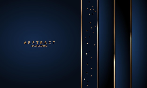 Dark blue luxury premium background