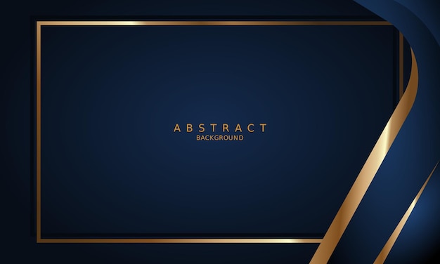 Dark blue luxury premium background