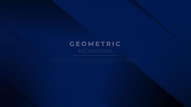 Dark Blue Modern Abstract Background