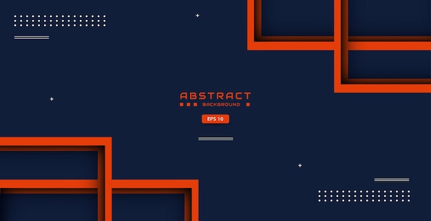 dark blue and orange background with geometric shape and minimal element