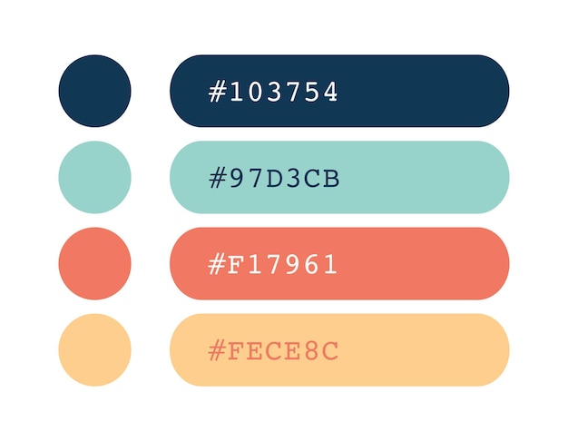 Dark blue discount color palette