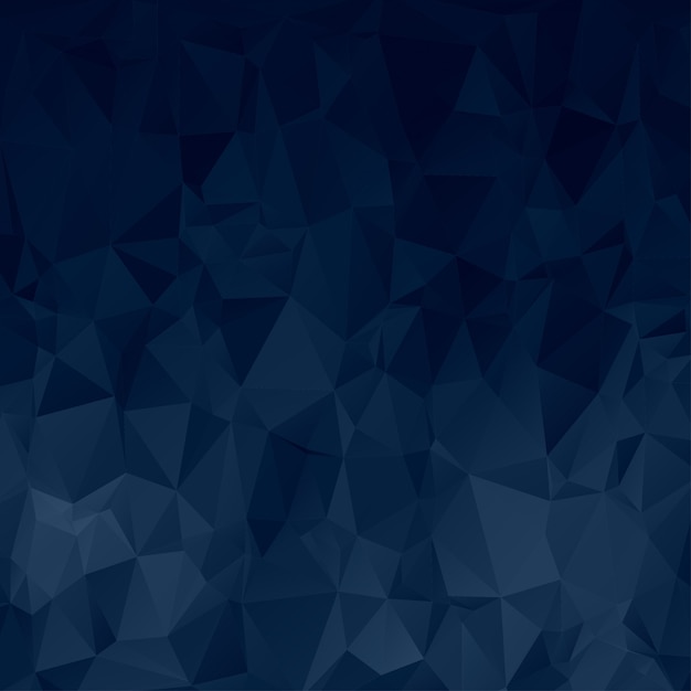 Dark Blue Polygon Background