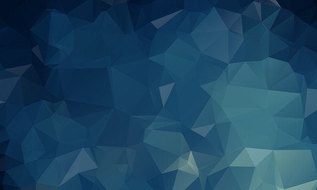 Illustrazione poligonale blu scuro, che consiste di triangoli. sfondo geometrico in stile origami con sfumatura. design triangolare per il tuo business.