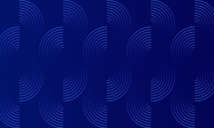 Vector dark blue presentation background design wave pattern poster banner