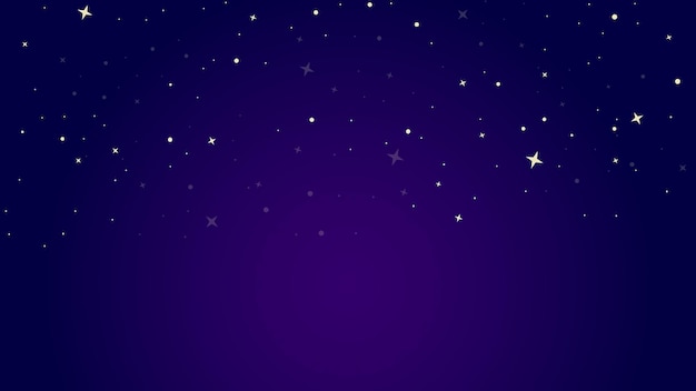 Stelle della notte stellata viola blu scuro