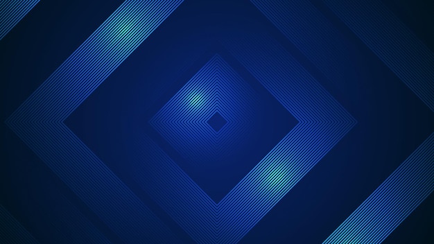 Dark blue simple abstract background with lines in a geometric style as the main element