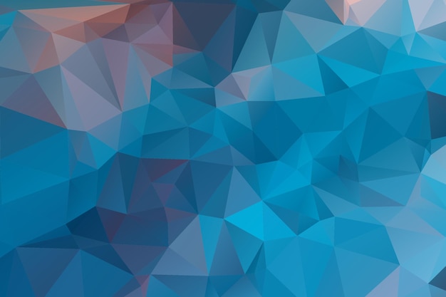 DARK BLUE vector abstract textured polygonal background