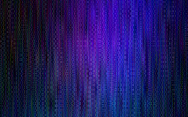 Vector dark blue vector pattern with curved circles