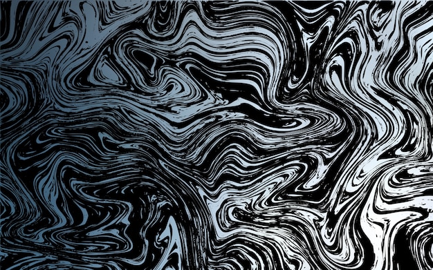용암 모양으로 어두운 파란색 벡터 패턴