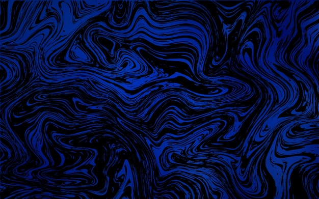 Dark BLUE vector template with lava shapes