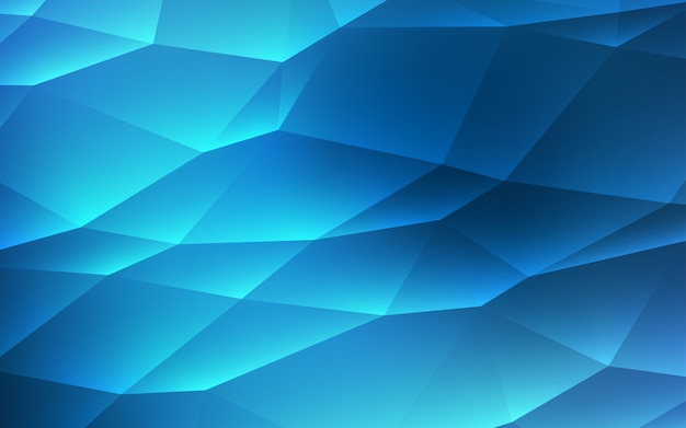 Dark BLUE vector texture in triangular style.