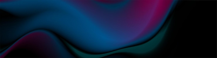 Vector dark blue violet smooth liquid waves abstract background