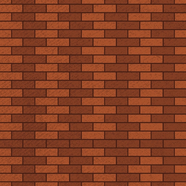 Premium Vector | Dark brown brick wall seamless background