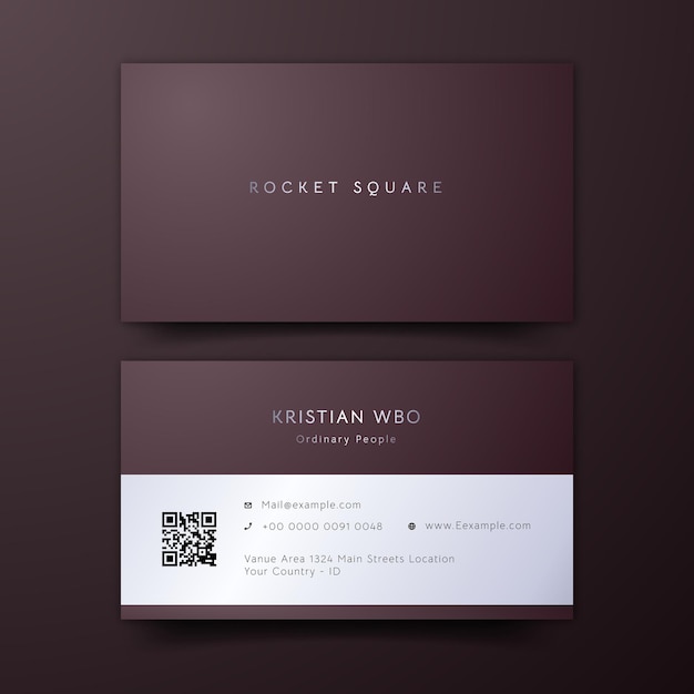 dark brown luxury business cards Templates