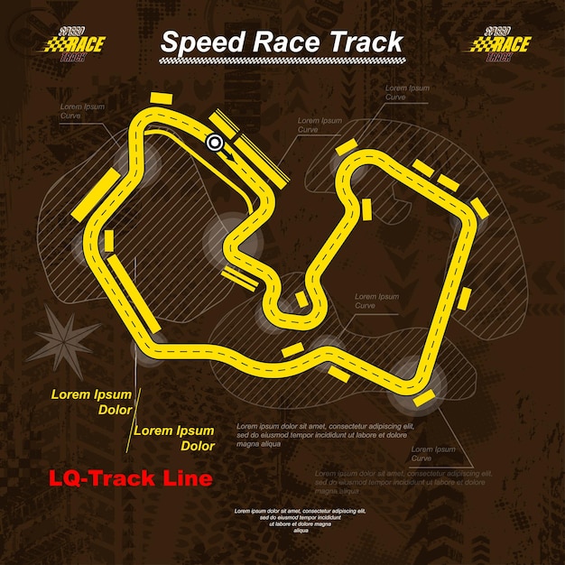 Dark brown race track wallpaper