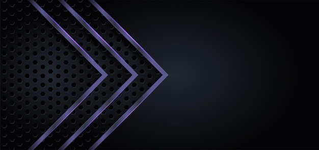 Vector dark carbon fiber background with movement style