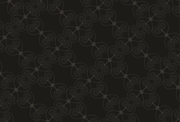 Dark ethnic seamless pattern template