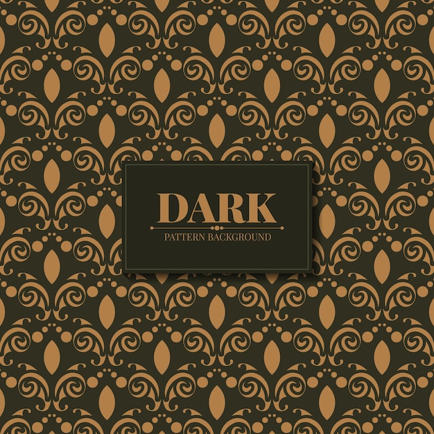 Dark ethnic seamless pattern template