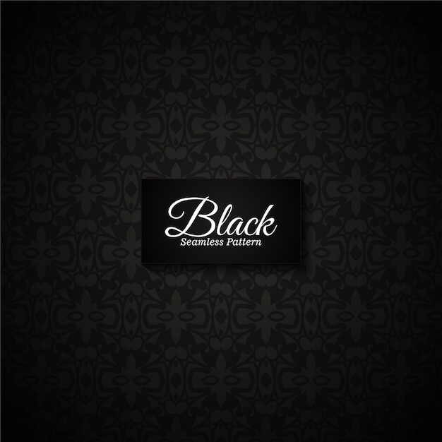 Vector dark ethnic seamless pattern template