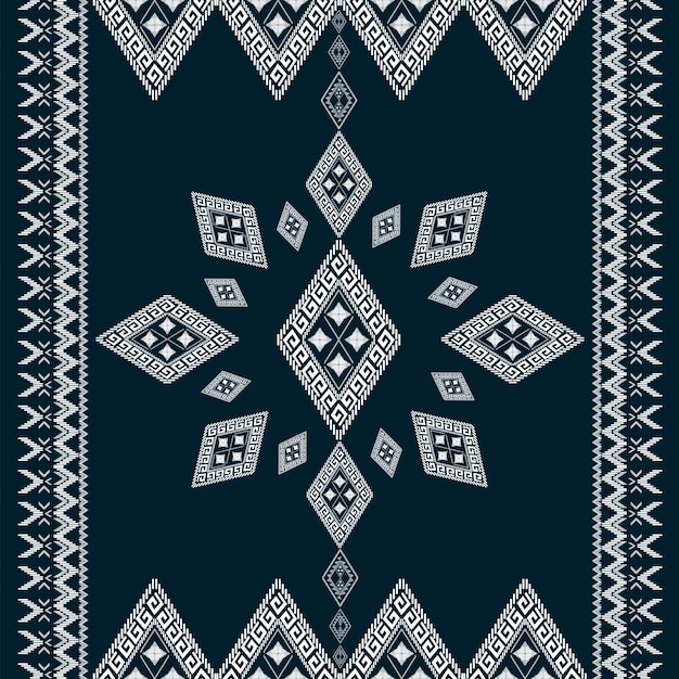 Dark Geometric ethnic pattern traditional Design Pattern used for skirt, carpet, wallpaper, clothing