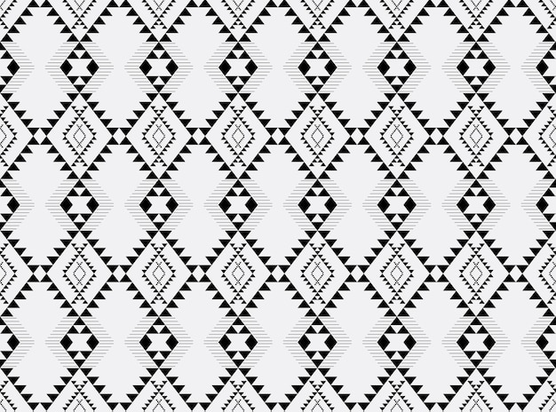 스커트, 카펫, 벽지, 의류에 사용되는 어두운 기하학적 민족 패턴 전통적인 디자인 패턴